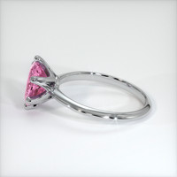 2.09 Ct. Pink Sapphire Ring, 10K White Gold 4