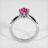 1.56 Ct. Pink Sapphire Ring, 10K White Gold 3