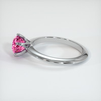 1.56 Ct. Pink Sapphire Ring, 10K White Gold 4