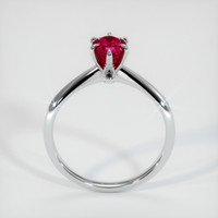 1.02 Ct. Ruby Ring, 10K White Gold 3
