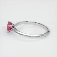 1.20 Ct. Pinkish Red Ruby Ring, 10K White Gold 4