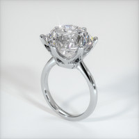 15.98 Ct. White Sapphire Ring, 10K White Gold 2