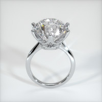 15.98 Ct. White Sapphire Ring, 10K White Gold 3