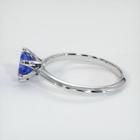 0.85 Ct. Sapphire Ring, 14K White Gold 4