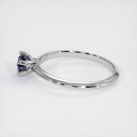 0.49 Ct. Purple Sapphire Ring, 14K White Gold 4