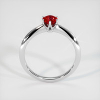 0.71 Ct. Ruby Ring, 14K White Gold 3