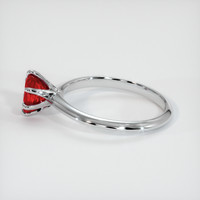 1.00 Ct. Ruby Ring, 14K White Gold 4