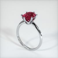 2.92 Ct. Ruby Ring, 14K White Gold 2