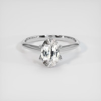 1.77 Ct. White Sapphire Ring, 14K White Gold 1