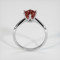 1.53 Ct. Padparadscha Sapphire Ring, 14K White Gold 3
