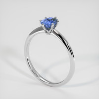 1.06 Ct. Bi Color Sapphire Ring, 14K White Gold 2