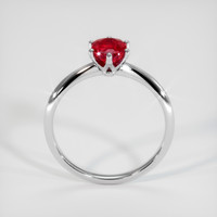 0.88 Ct. Ruby Ring, 14K White Gold 3