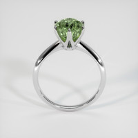 3.56 Ct. Green Sapphire Ring, 14K White Gold 3