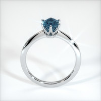 0.66 Ct. Sapphire Ring, 14K White Gold 3