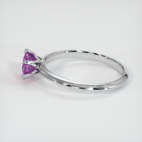 0.64 Ct. Sapphire Ring, 14K White Gold 4