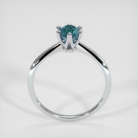 0.81 Ct. Sapphire Ring, 14K White Gold 3