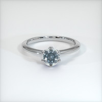 1.25 Ct. Sapphire Ring, 14K White Gold 1