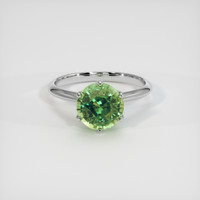 3.99 Ct. Sapphire Ring, 14K White Gold 1
