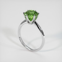 3.99 Ct. Sapphire Ring, 14K White Gold 2