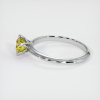 0.80 Ct. Sapphire Ring, 14K White Gold 4