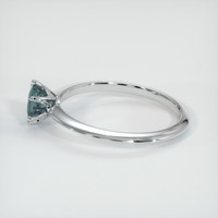 1.12 Ct. Sapphire Ring, 14K White Gold 4