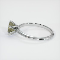0.91 Ct. Sapphire Ring, 14K White Gold 4