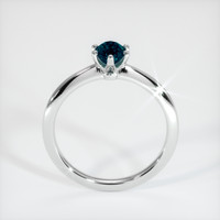 0.67 Ct. Sapphire Ring, 18K White Gold 2