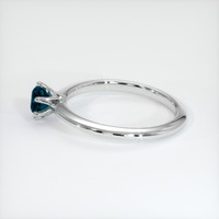 0.67 Ct. Sapphire Ring, 18K White Gold 4
