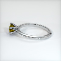 1.37 Ct. Sapphire Ring, 18K White Gold 4