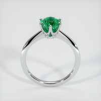 Solitaire Emerald Ring 1.30 Ct., 18K White Gold Preview