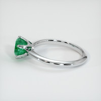 Solitaire Emerald Ring 1.30 Ct., 18K White Gold Preview