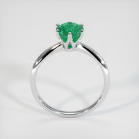 1.13 Ct. Emerald Ring, 18K White Gold 3