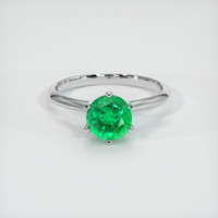 2.24 Ct. Emerald Ring, 18K White Gold 1