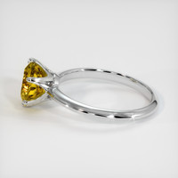 2.10 Ct. Gemstone Ring, 18K White Gold 4