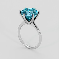 8.95 Ct. London Blue Topaz Ring, 18K White Gold 2