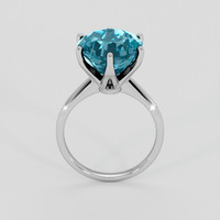 8.95 Ct. London Blue Topaz Ring, 18K White Gold 3