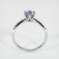 0.72 Ct. Sapphire Ring, 18K White Gold 3