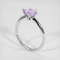 1.66 Ct. Sapphire Ring, 18K White Gold 2