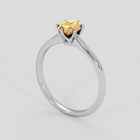 1.02 Ct. Bi Color / Parti Sapphire Ring, 18K White Gold 2