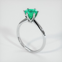 1.95 Ct. Emerald Ring, 18K White Gold 2