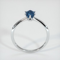 1.07 Ct. Sapphire Ring, 18K White Gold 3