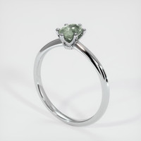 1.25 Ct. Sapphire Ring, 18K White Gold 2