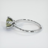 1.39 Ct. Yellow Sapphire Ring, 18K White Gold 4