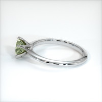 0.67 Ct. Sapphire Ring, 18K White Gold 4