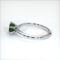 0.66 Ct. Sapphire Ring, 18K White Gold 4