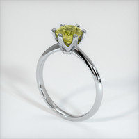 1.17 Ct. Sapphire Ring, 18K White Gold 2