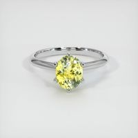 1.97 Ct. Sapphire Ring, 18K White Gold 1
