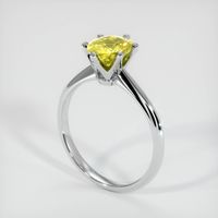 1.97 Ct. Sapphire Ring, 18K White Gold 2