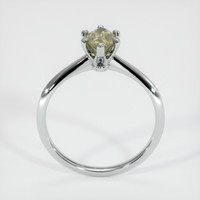 0.91 Ct. Yellow Sapphire Ring, 18K White Gold 3