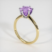 1.36 Ct. Gemstone Ring, 14K White & Yellow 2